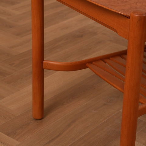 Swedish coffee table in teak & beech by David Rosén for Nordiska Kompaniet