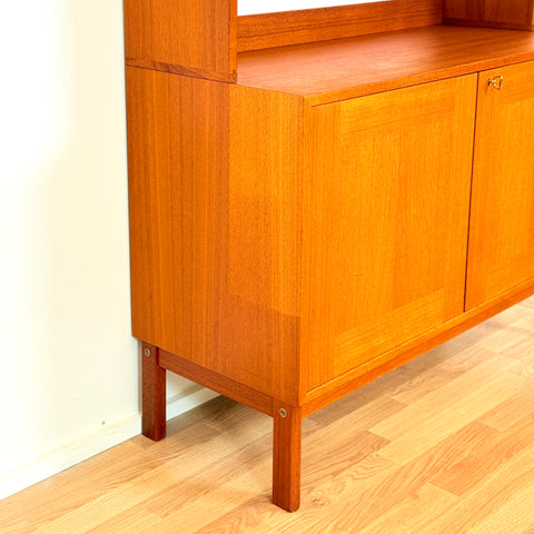 Swedish bookshelf in teak