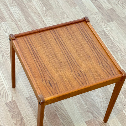 Teak side table by Fubro Denmark, 1980S