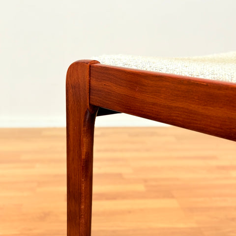 Danish dining chairs in stained beech