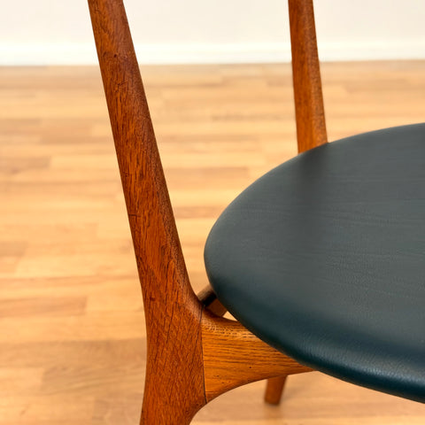 Set of 4 chairs in oak & teak, model Skagen by Kurt Ostervig, 1950s-60s, Denmark