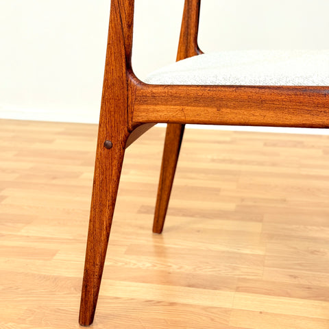 Danish set of 6 dining chairs in teak by Uldum Møbelfabrik