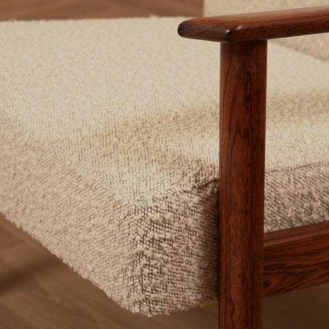 Danish armchair in Santos rosewood