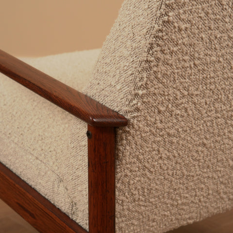 Danish armchair in Santos rosewood