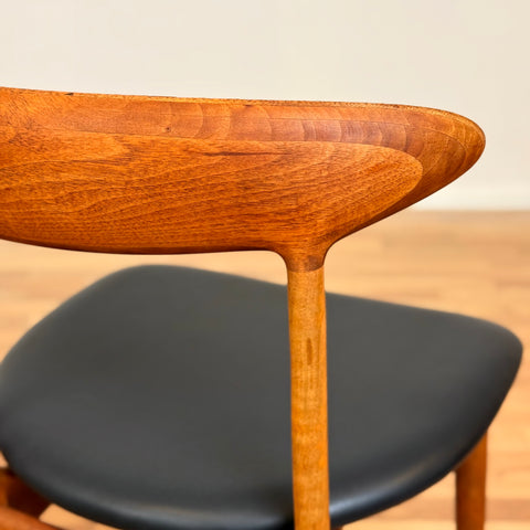 Set of 4 chairs in oak & teak, model Skagen by Kurt Ostervig, 1950s-60s, Denmark