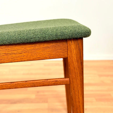 Swedish set of 6 dining chairs "Ole" in teak & oak by IKEA