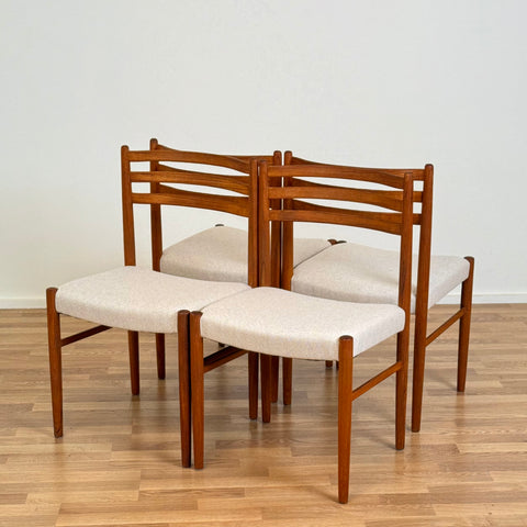 Set of 4 dining chairs, Nils Johnson, Troeds