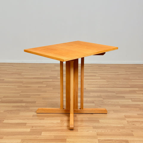 Swedish small rectangular square table in birch