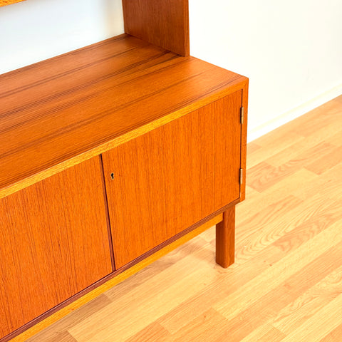 Swedish bookshelf in teak