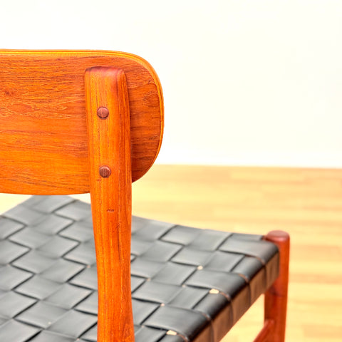 Danish dining chairs in teak