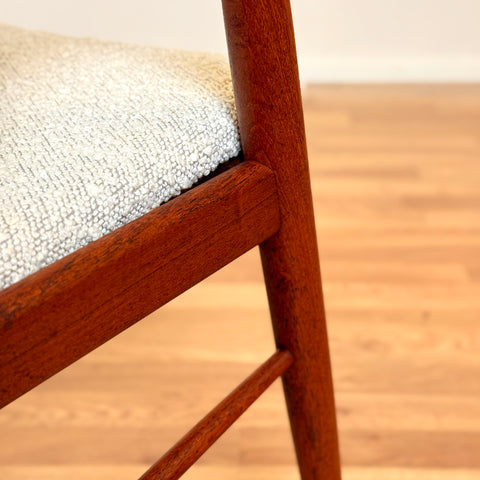 Set of 4 chairs in teak, by Ejner Larsen & Aksel Bender Madsen, 1950s-60s, Denmark