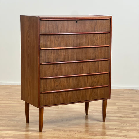 Teak chest of drawers, Denmark, 1960s