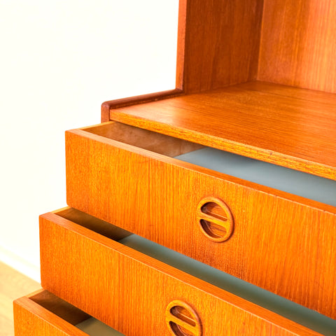 Swedish bookshelf in teak