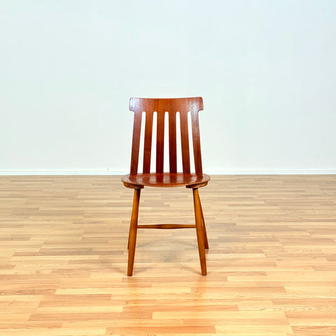 Swedish dining chairs in teak & beech by Jan Hallberg for Edsbyverken, model 'Tallåsen'
