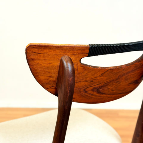 Danish dining chairs in Santos rosewood & teak