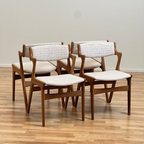 Nova Møbler, set of 4 dining chairs, 1960s