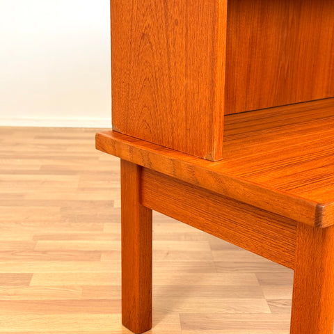 Swedish bookshelf in teak, 1950s-60s