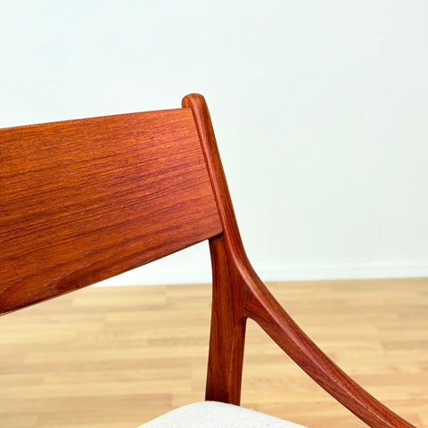 Danish dining chairs in teak by Vestervig Eriksen for Brdr. Tromborg, model 'BT21'