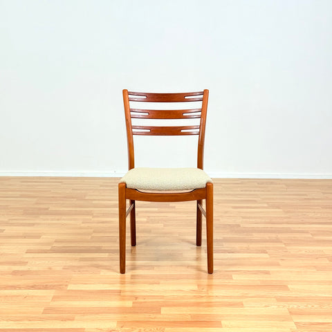 Danish dining chairs in teak & beech by Farstrup, model 219