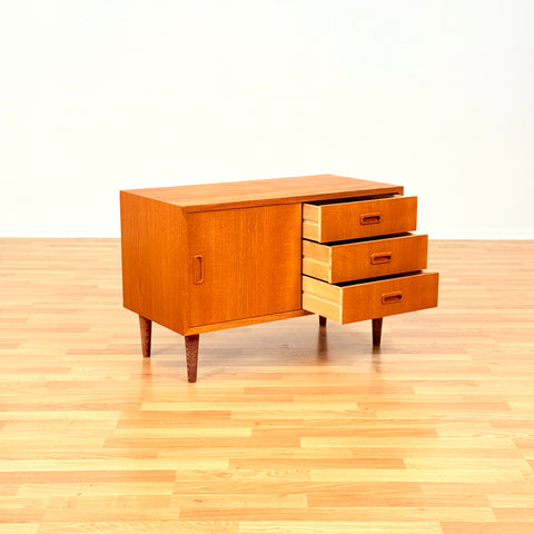 Swedish sideboard in teak & oak