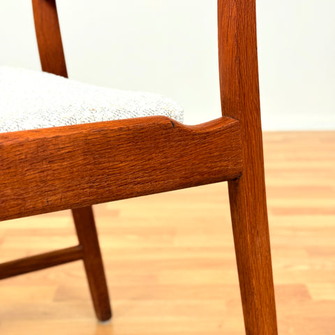 Danish dining chairs in teak & oak
