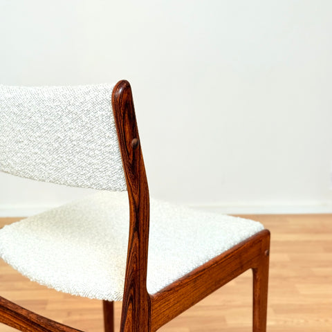 Danish set of 6 dining chairs in teak by Uldum Møbelfabrik