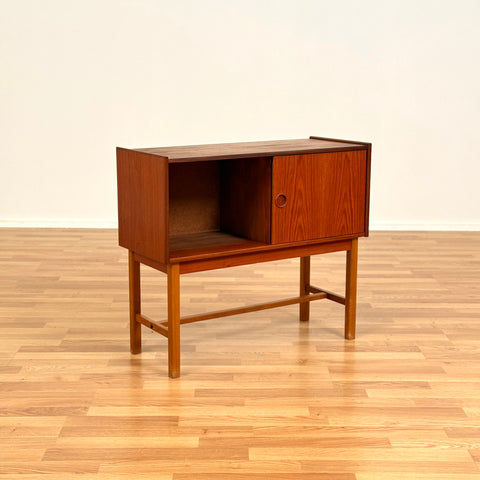 Side table in teak & beech, 1950s-60s, Sweden