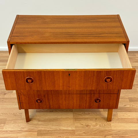 Chest of drawers, in teak