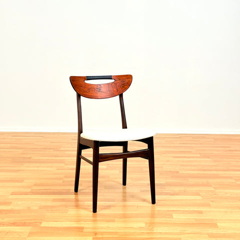 Danish dining chairs in Santos rosewood & teak