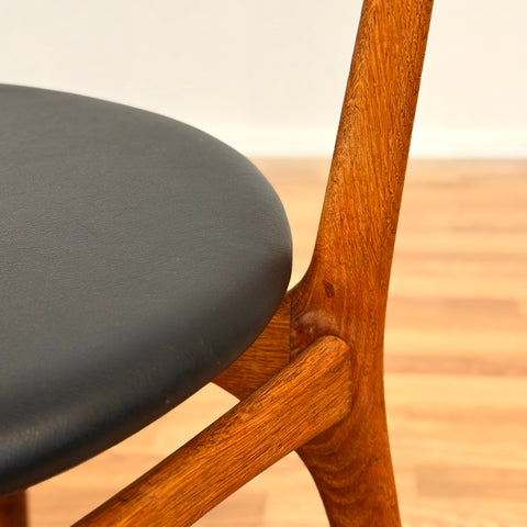 Set of 4 chairs in oak & teak, model Skagen by Kurt Ostervig, 1950s-60s, Denmark