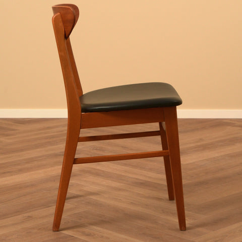 Danish dining chairs in teak & beech by Farstrup, model '210'
