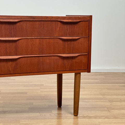 Vintage Danish teak nightstand, 1950s-60s.