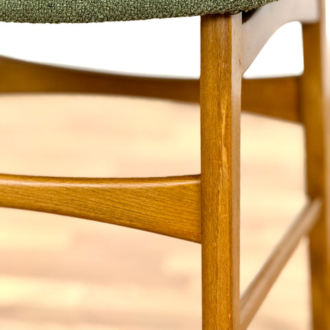 Set of 4 dining chairs in teak and beech, 1960s, Ikea "BOEL"