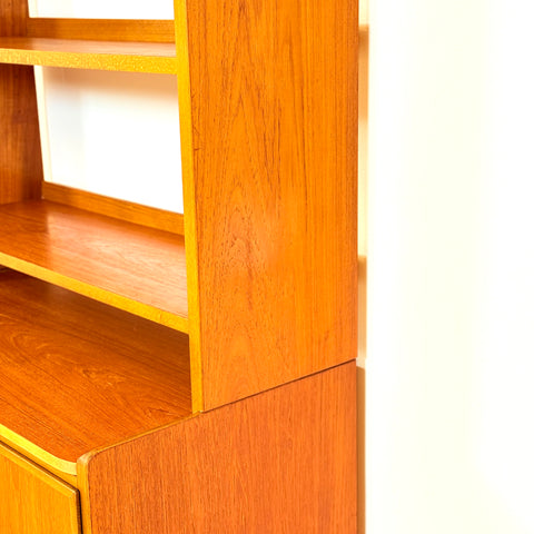 Swedish bookshelf in teak