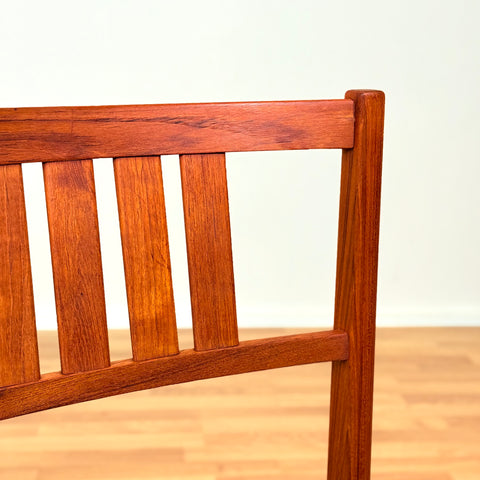 Swedish set of 4 dining chairs in teak