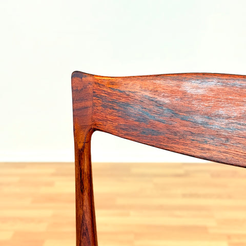 Danish dining chairs in Santos rosewood by Arne Hovmand Olsen