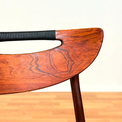 Danish dining chairs in Santos rosewood & teak