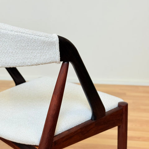 Danish set of 6 dining chairs model 31 in Santos rosewood by Kai Kristiansen