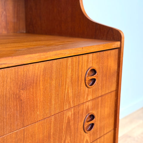 Bookshelf in teak, 1950s-60s, Denmark - Beyo Vintage