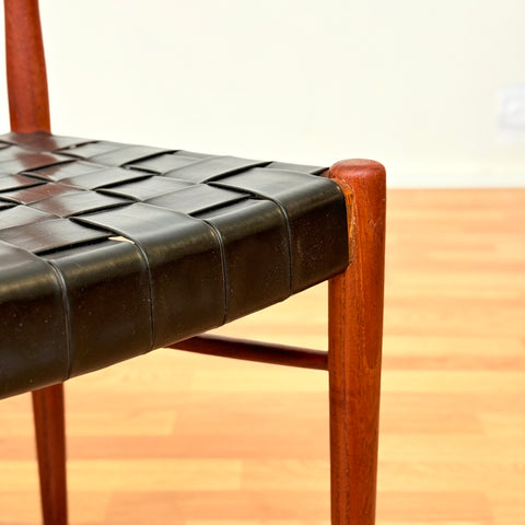 Danish dining chairs in teak