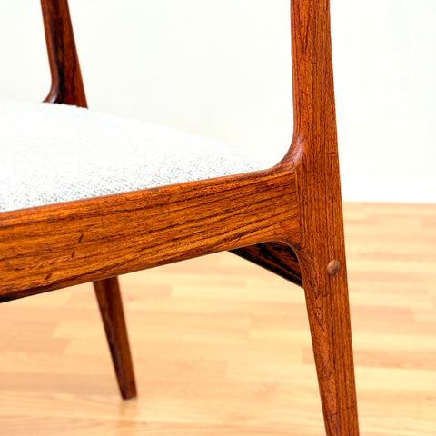 Danish set of 6 dining chairs in teak by Uldum Møbelfabrik
