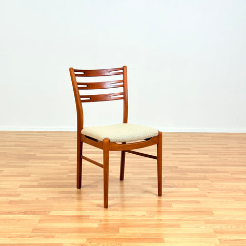 Danish dining chairs in teak & beech by Farstrup, model 219