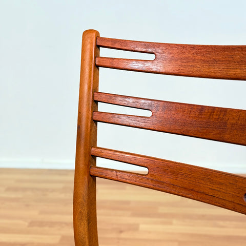 Danish dining chairs in teak & beech by Farstrup, model 219