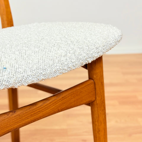 Danish dining chairs in oak & teak