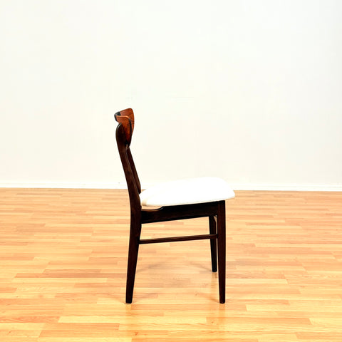 Danish dining chairs in Santos rosewood & teak