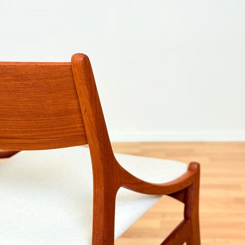 Danish dining chairs in teak by Vestervig Eriksen for Brdr. Tromborg, model 'BT21'