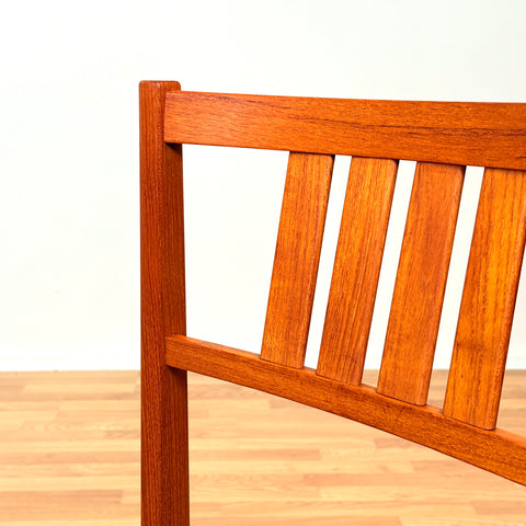 Swedish set of 4 dining chairs in teak