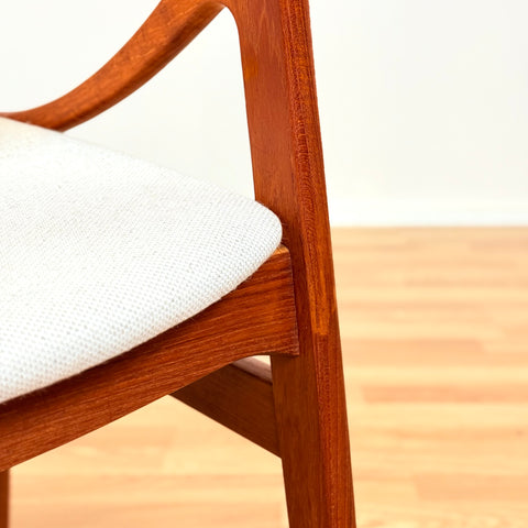 Danish dining chairs in teak by Vestervig Eriksen for Brdr. Tromborg, model 'BT21'