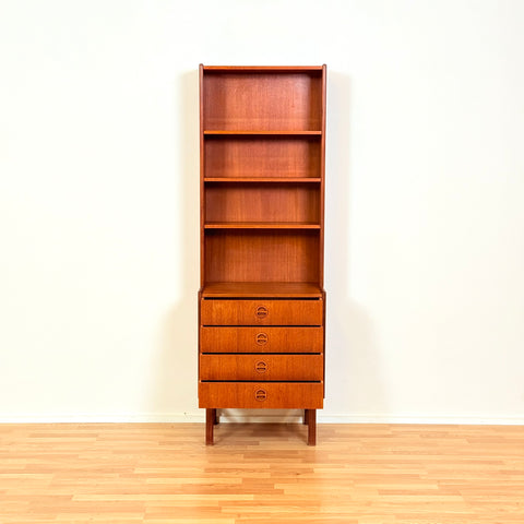 Swedish bookshelf in teak