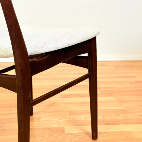 Danish dining chairs in Santos rosewood & teak